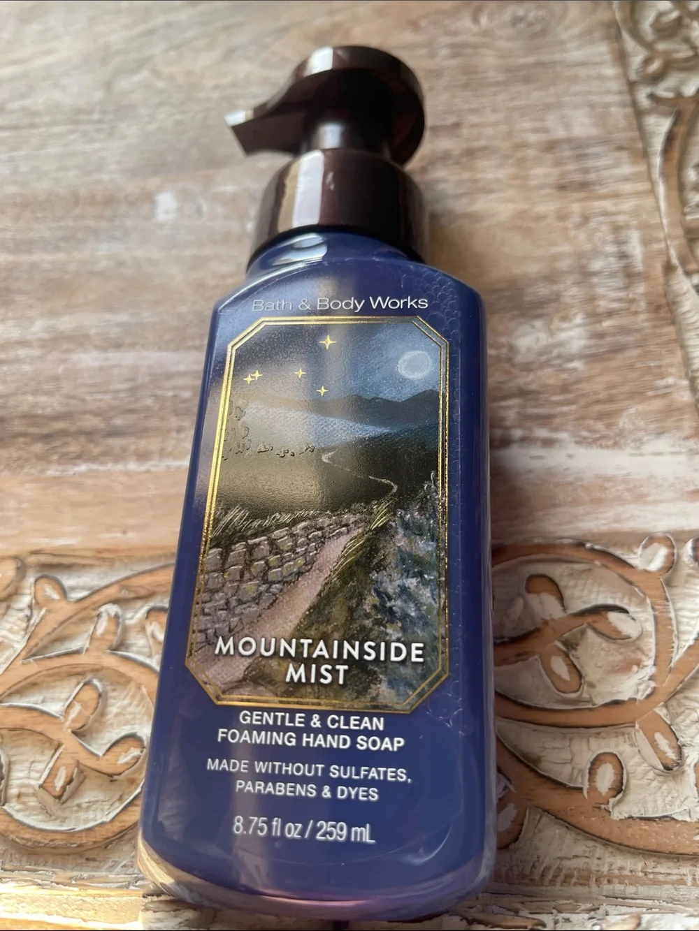 Bath & Body Works Mountainside Mist Foaming Hand Soap - Navy Blue